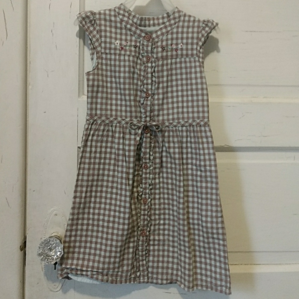 Checked dress
